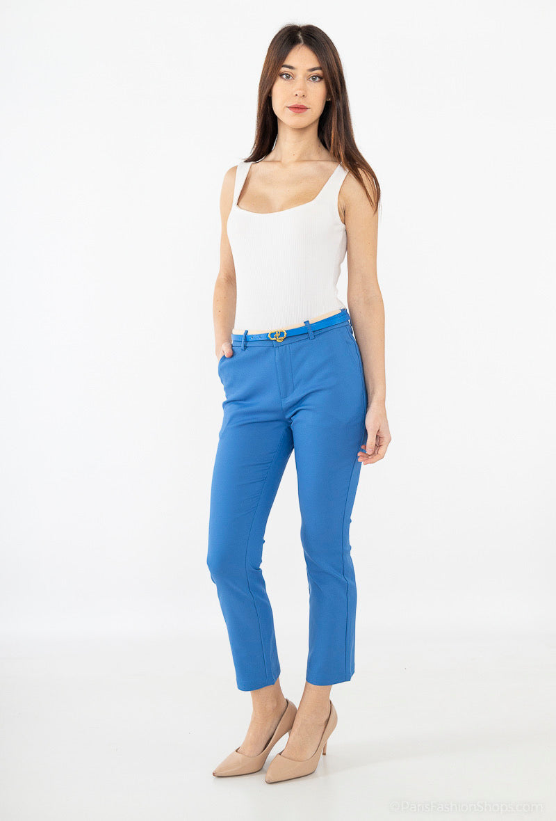 pantalon chino avec ceinture