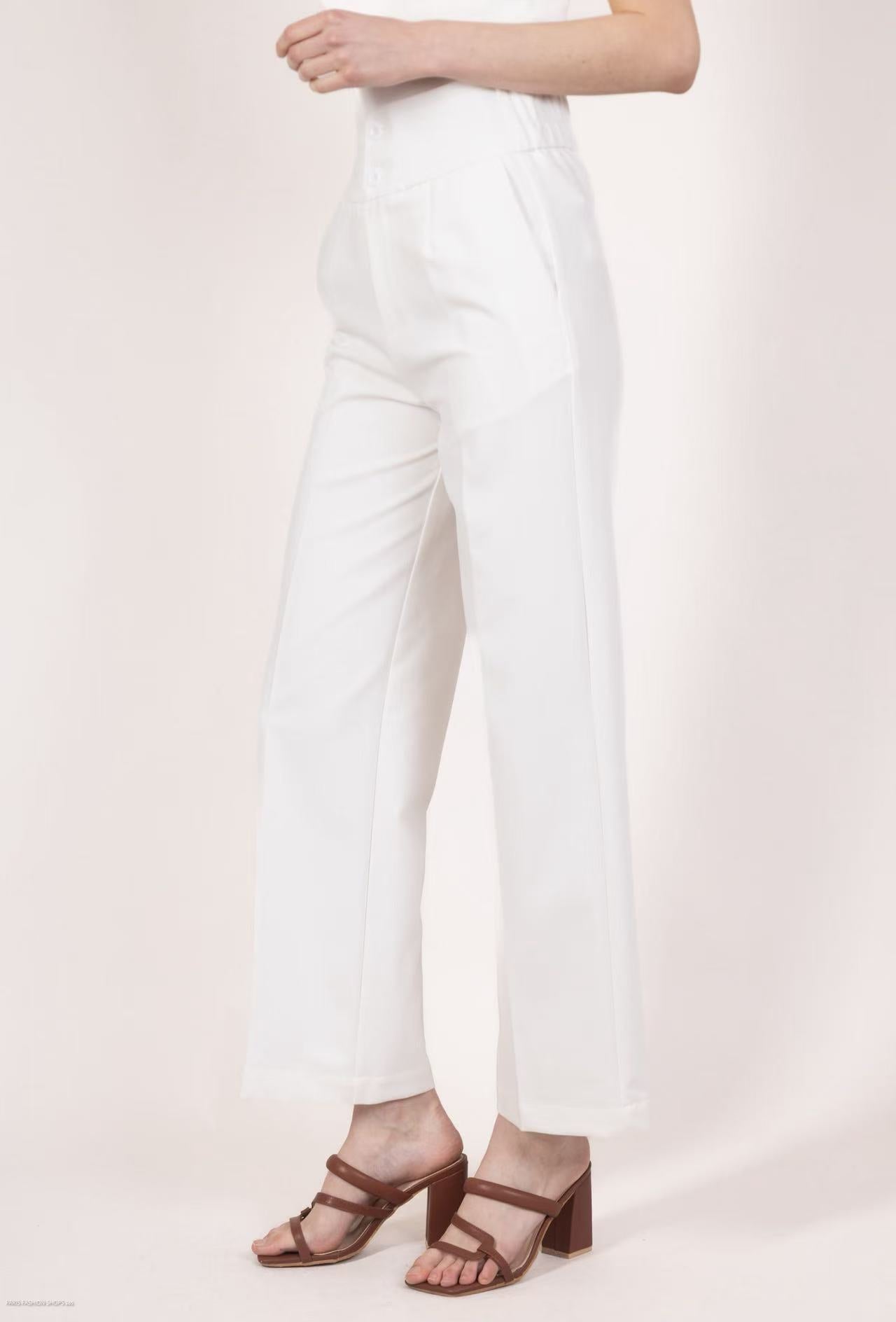 Pantalons taille haut