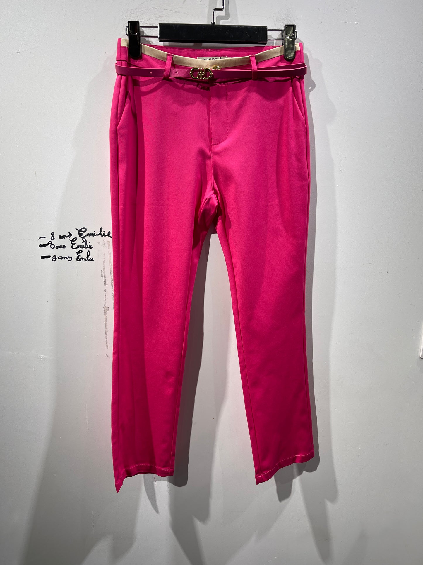 pantalon chino avec ceinture