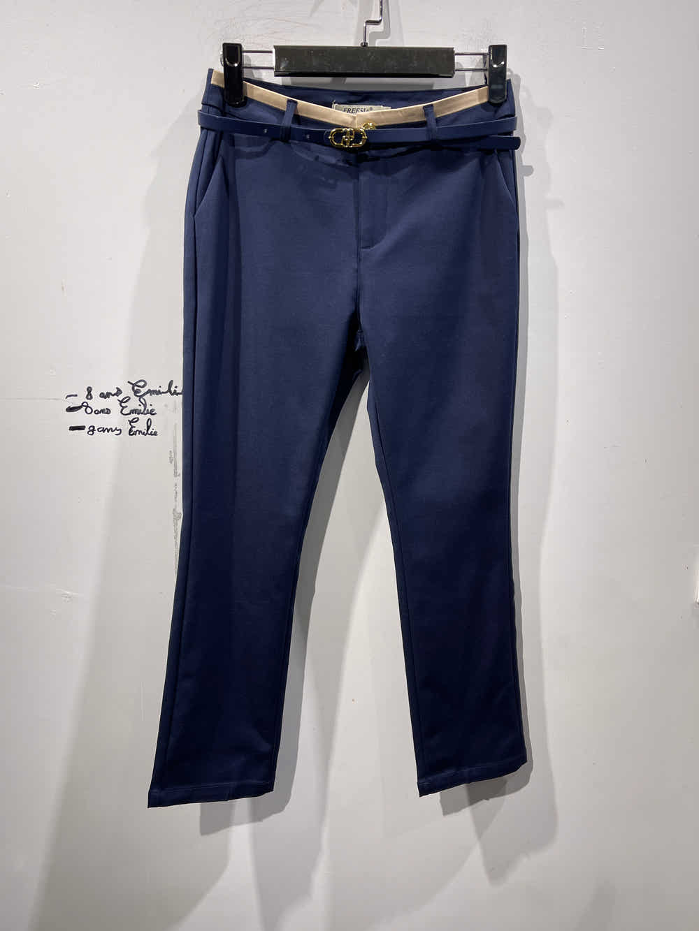 pantalon chino avec ceinture