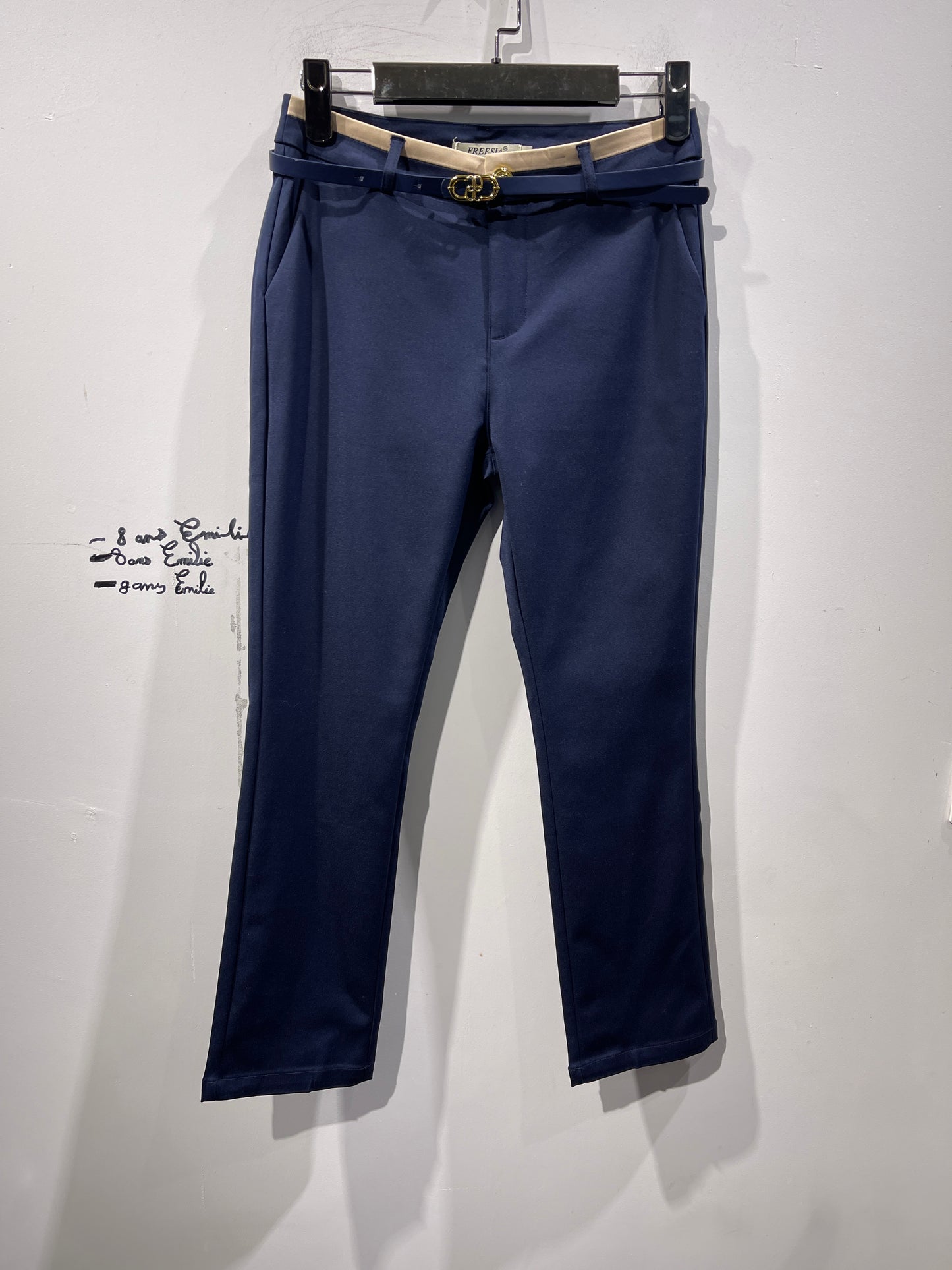 pantalon chino avec ceinture