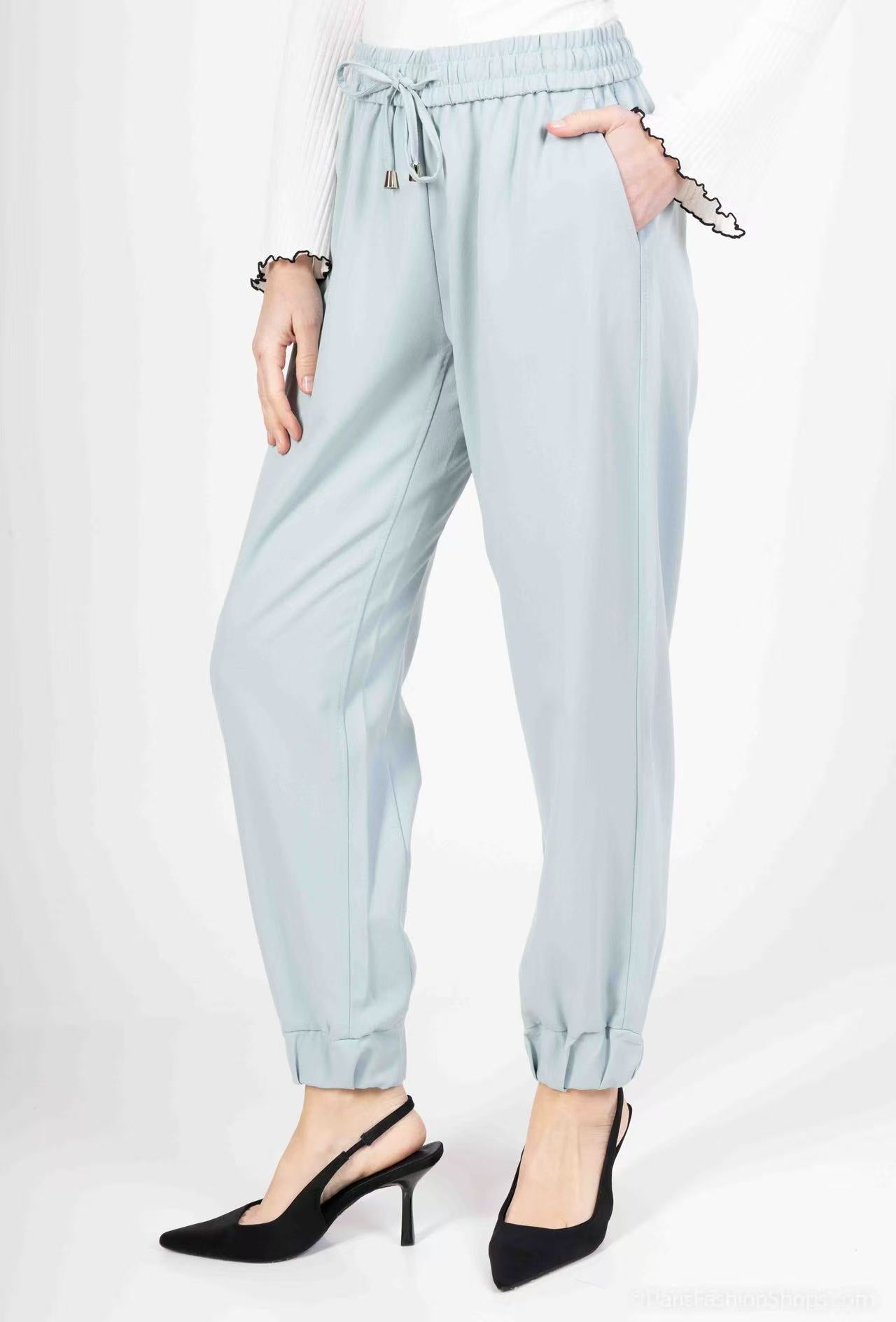 Pantalon avec serage cordon