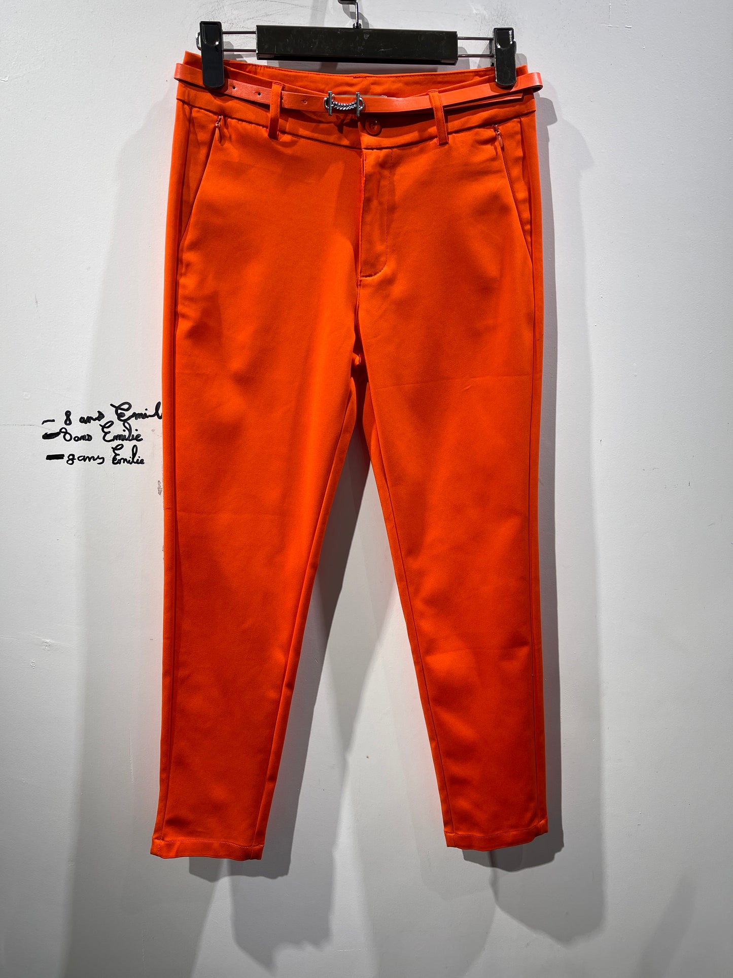 pantalon chino coupe slim avec ceinture