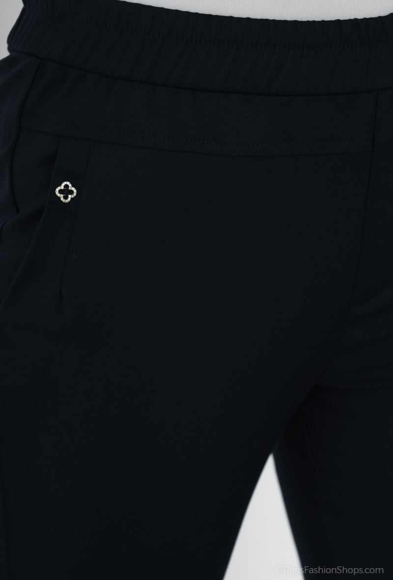 pantalon avec ceinture élastique