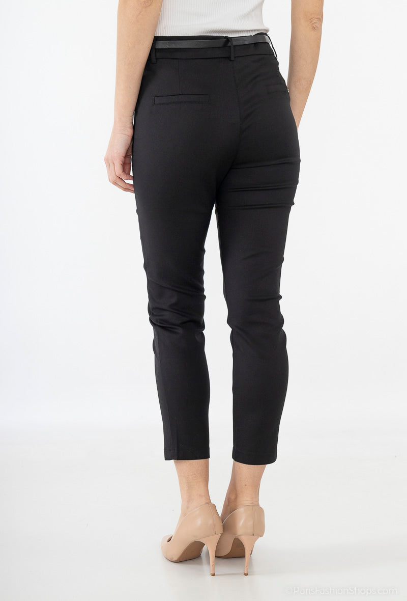 pantalon chino coupe slim avec ceinture