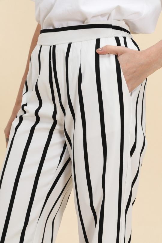 pantalon rayure