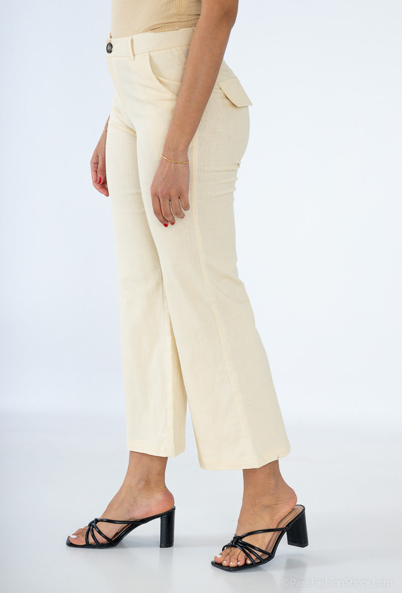 pantalon en lin