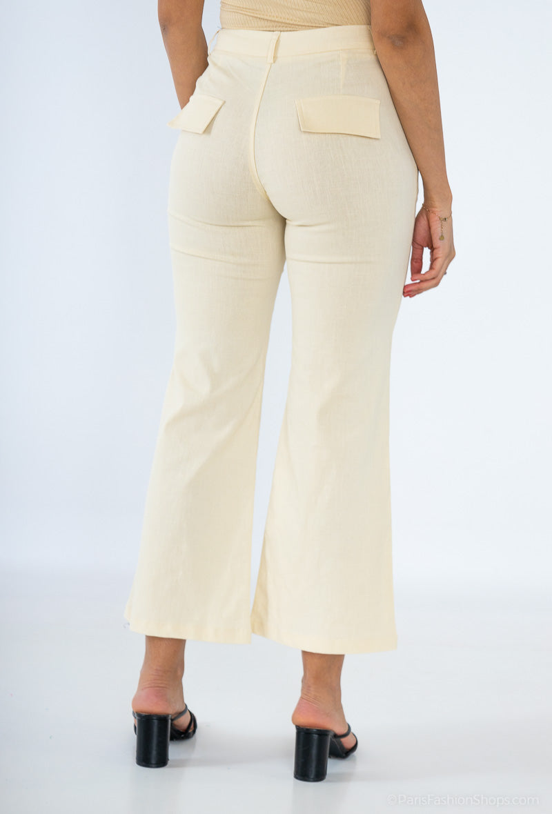 pantalon en lin