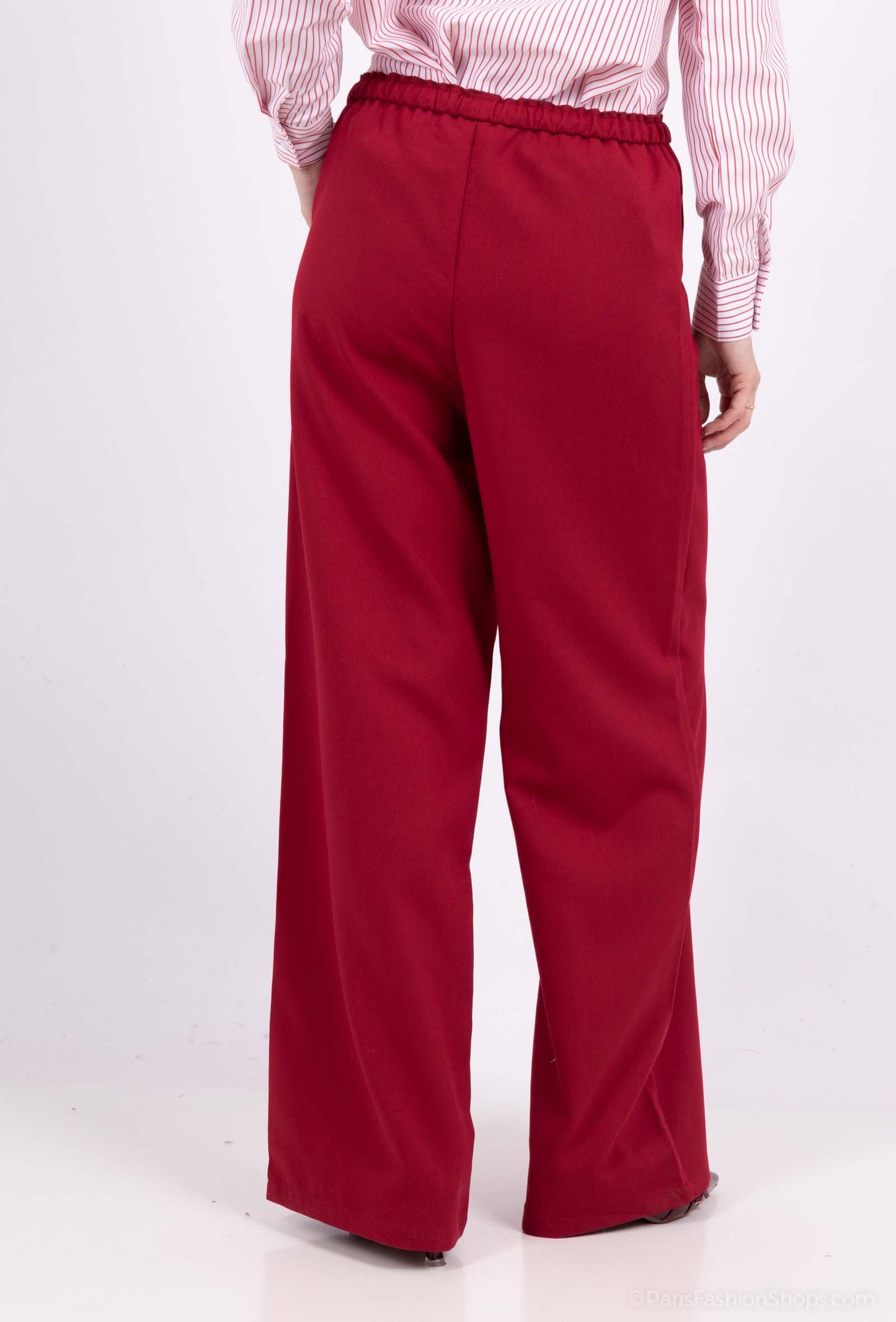 pantalon large avec cordons serrage