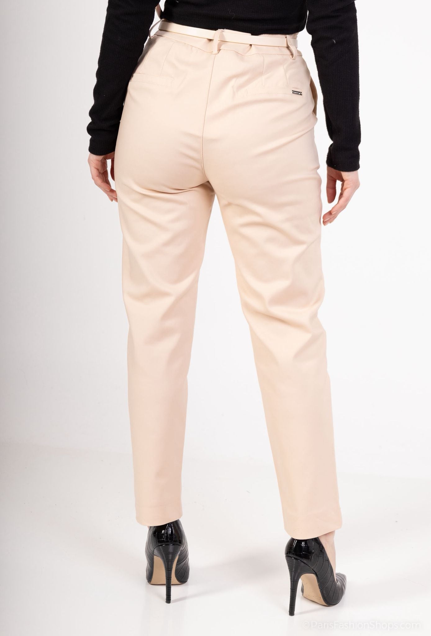 pantalon à cheville coup droit