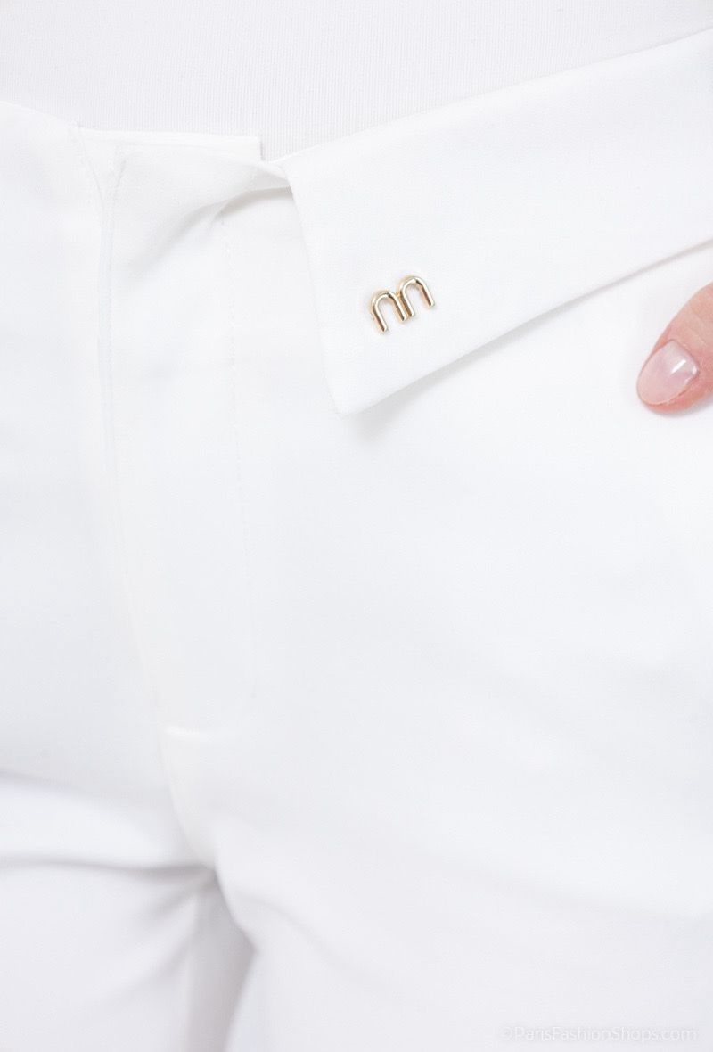 pantalon chino slim taille élastique