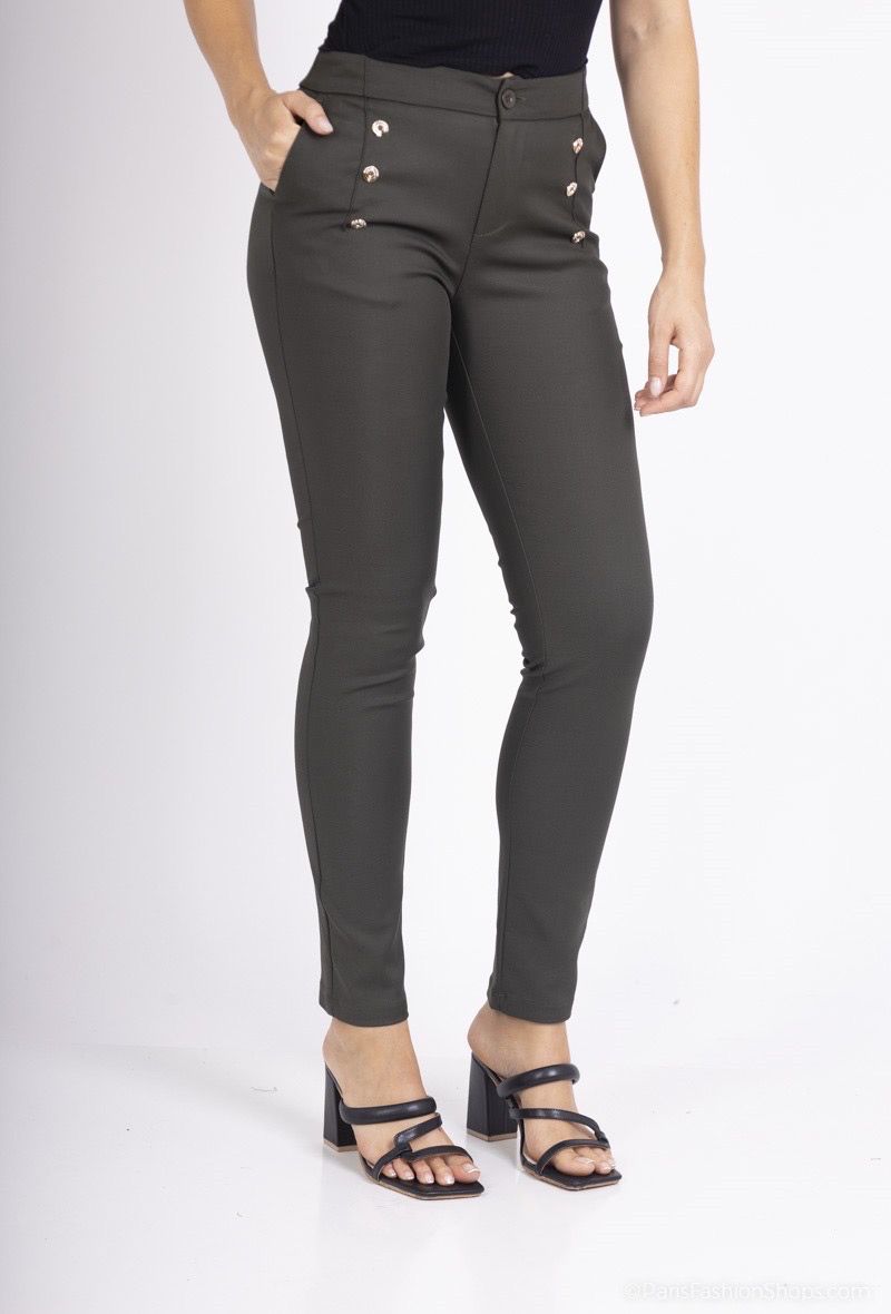 Pantalon avec boutonne