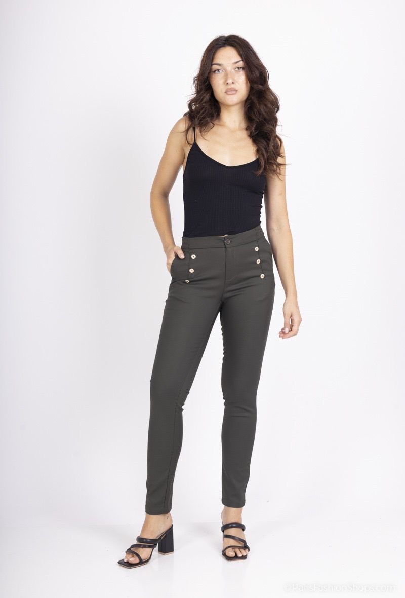 Pantalon avec boutonne