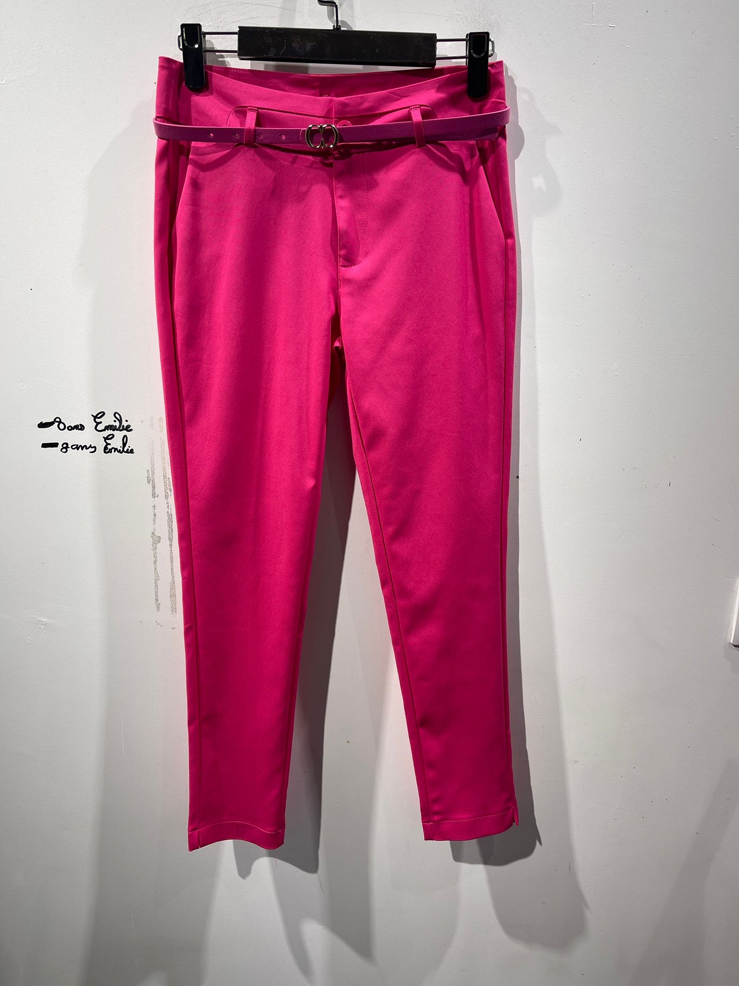pantalon chino coupe slim avec ceinture