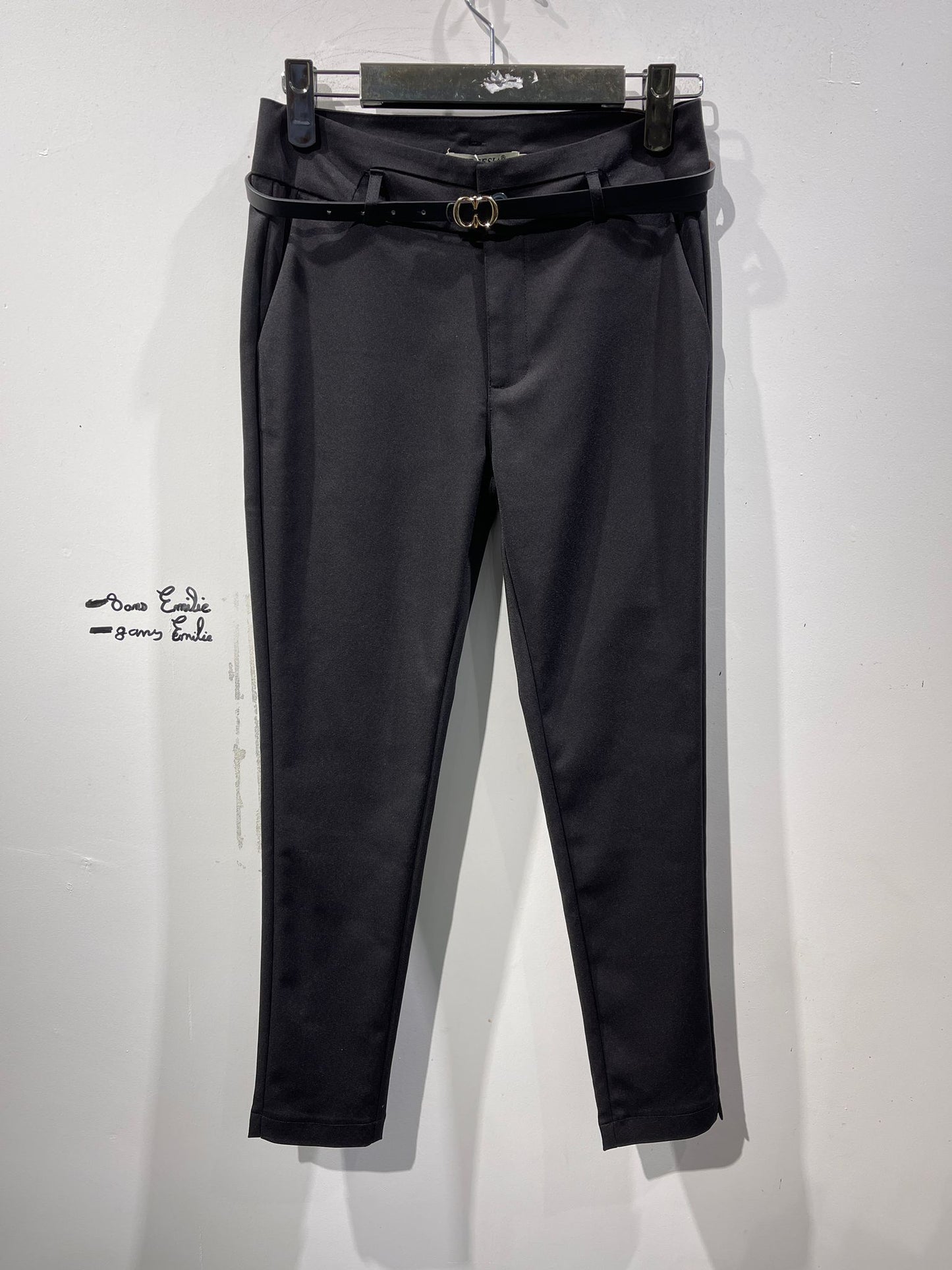pantalon chino coupe slim avec ceinture