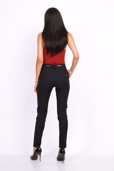 pantalon slim avec ceinture