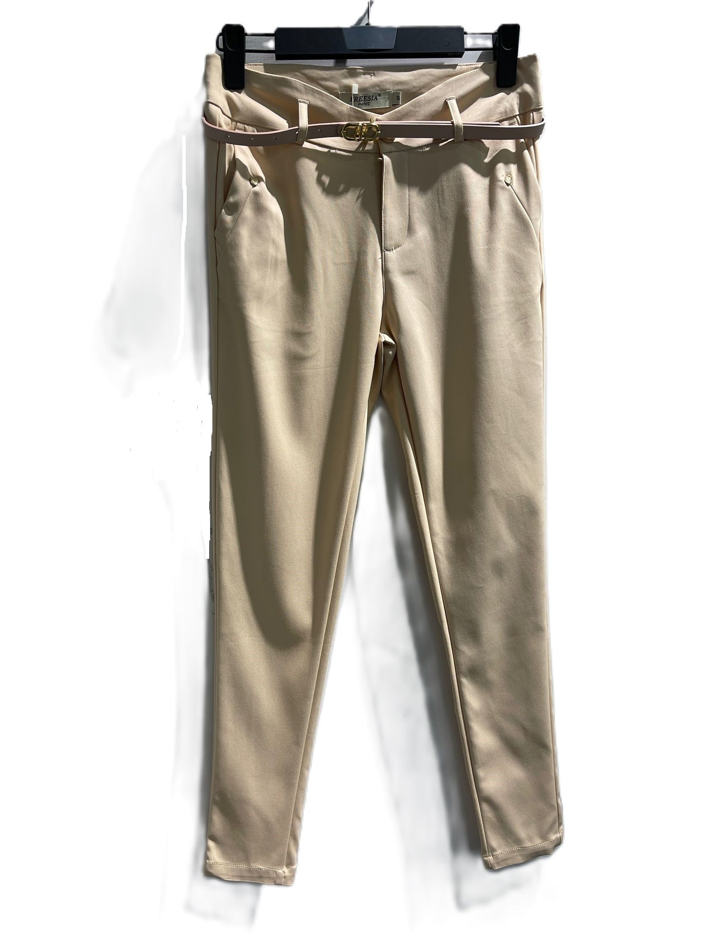 pantalon slim avec ceinture