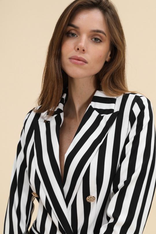 veste à rayures