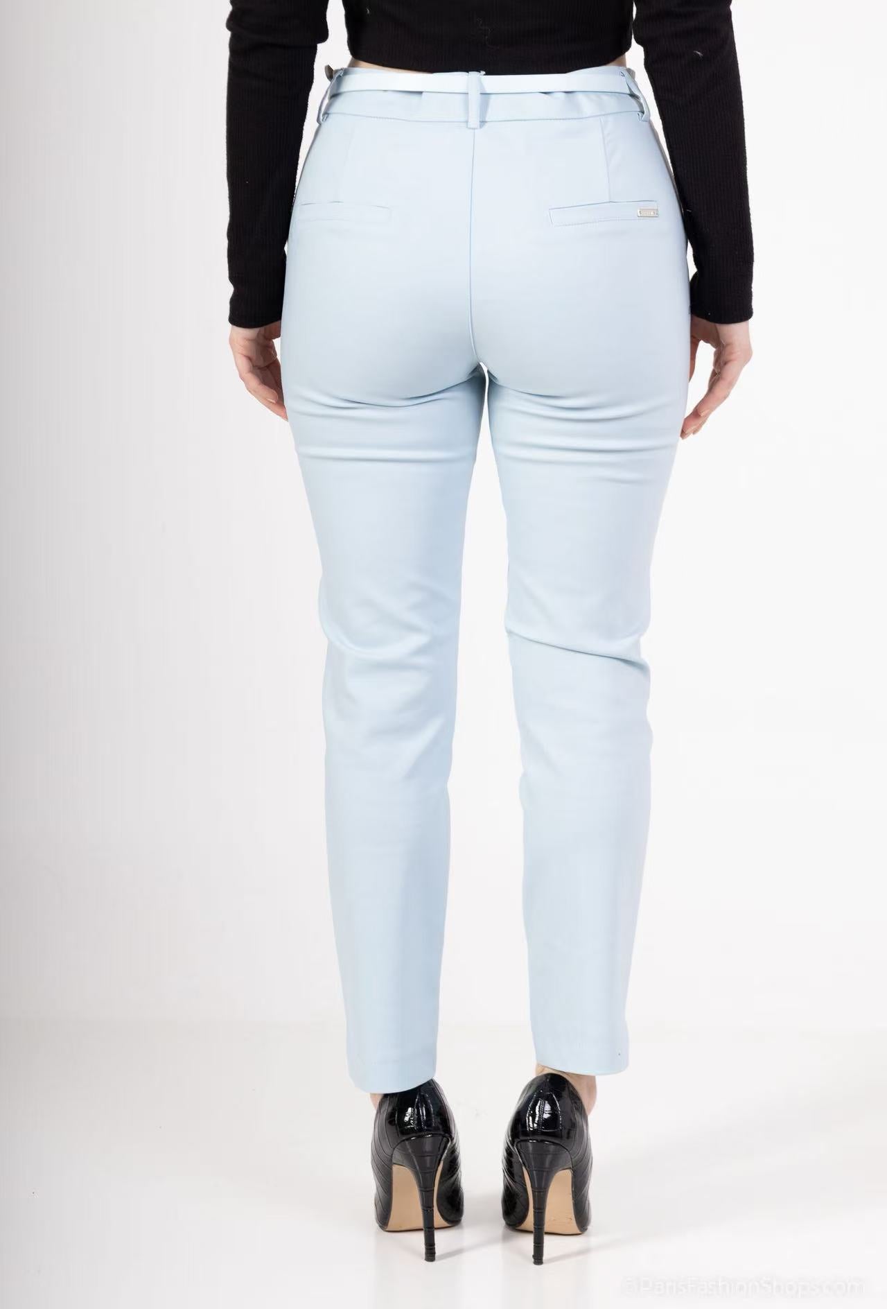 pantalon à cheville coup droit