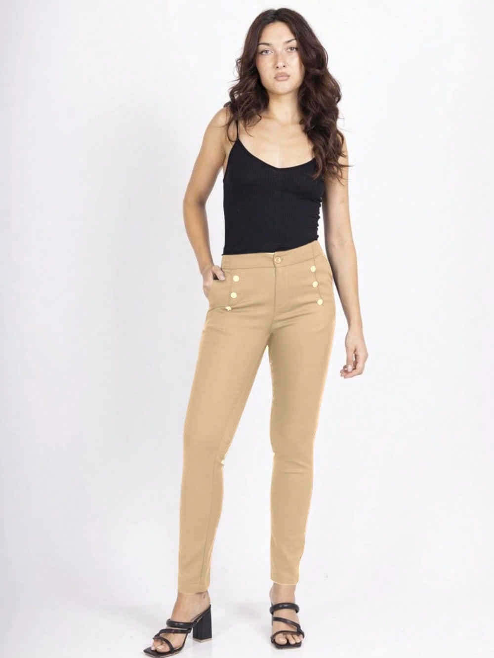 Pantalon avec boutonne