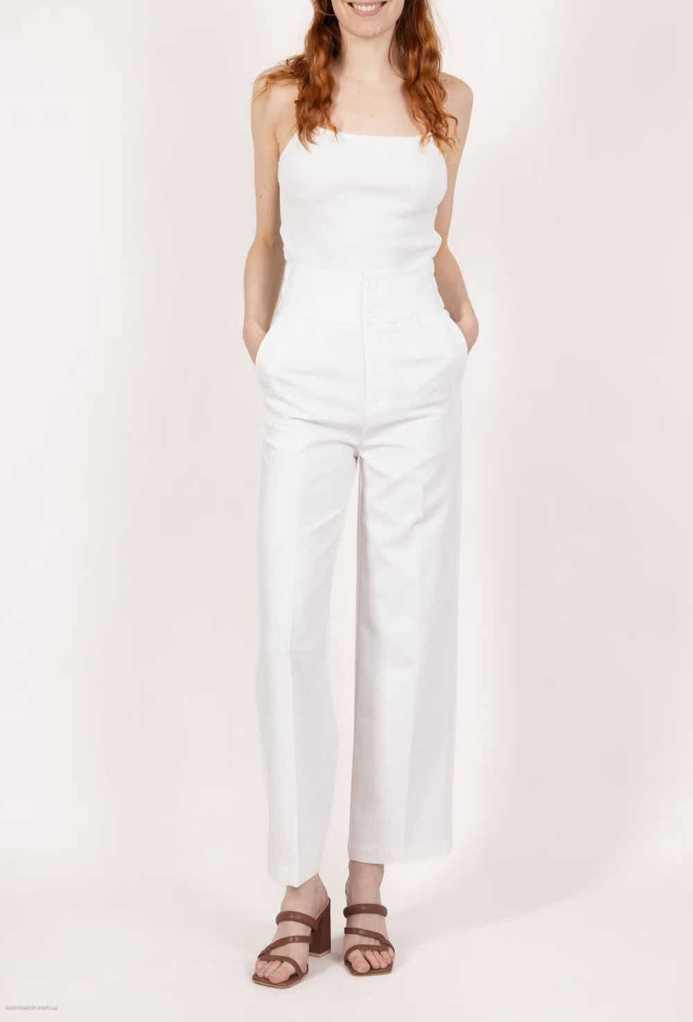Pantalons taille haut
