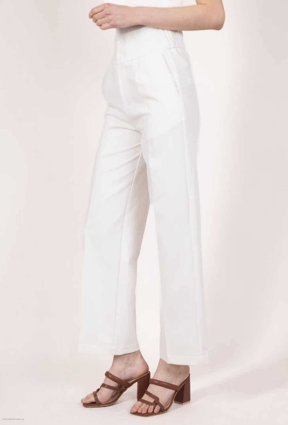 Pantalons taille haut