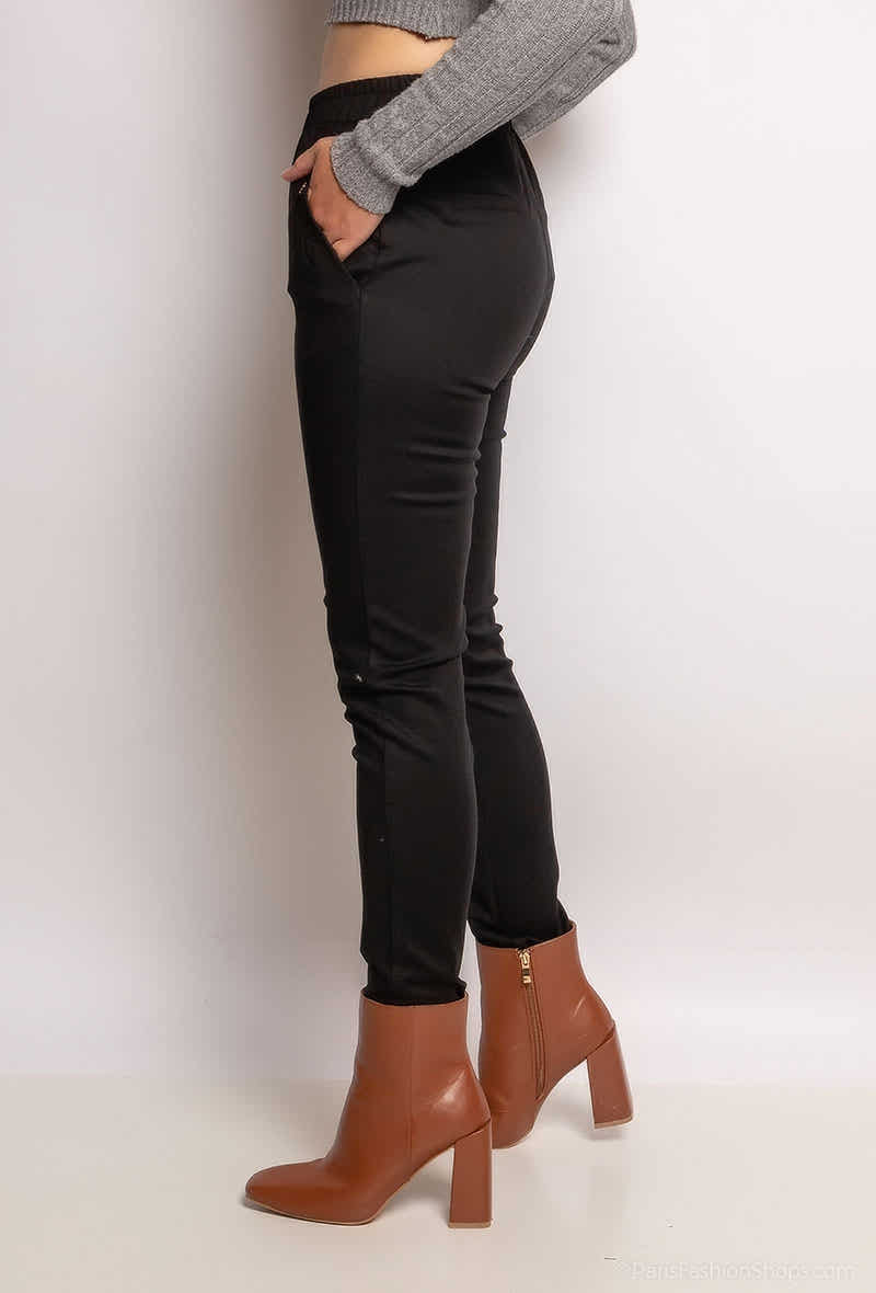 pantalon avec ceinture élastique