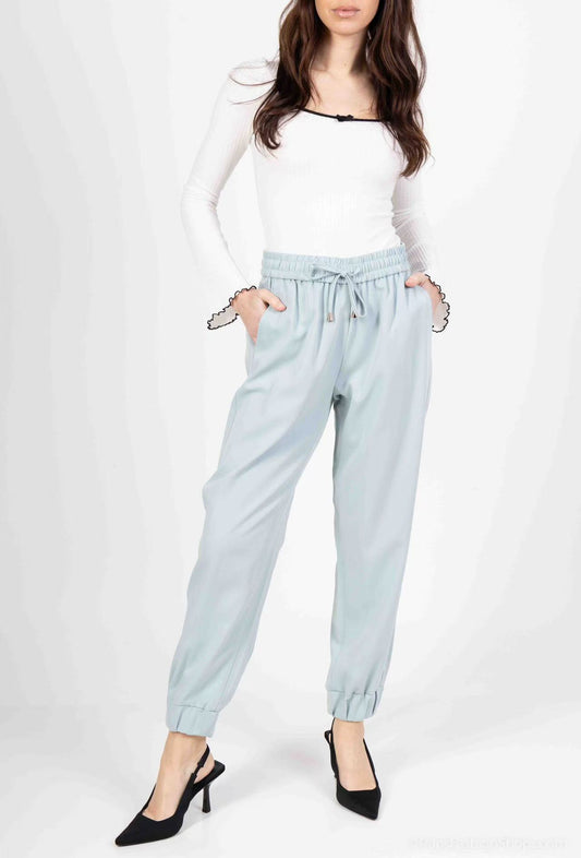 Pantalon avec serage cordon
