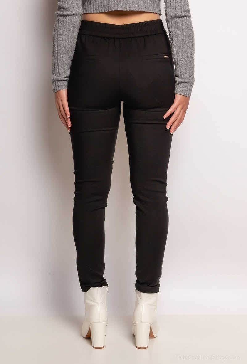 pantalon avec ceinture élastique