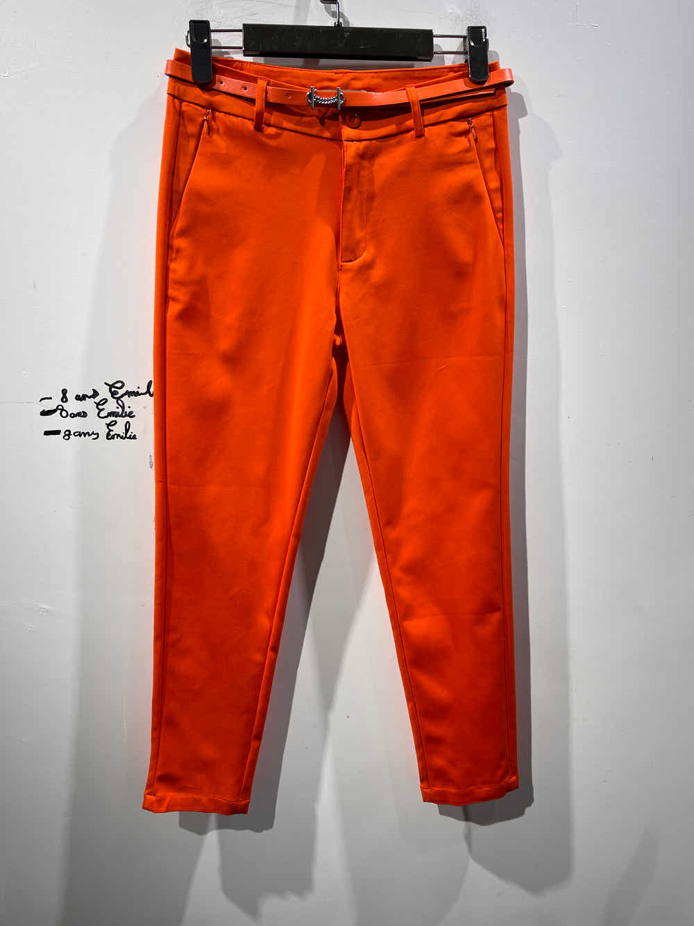 pantalon chino coupe slim avec ceinture