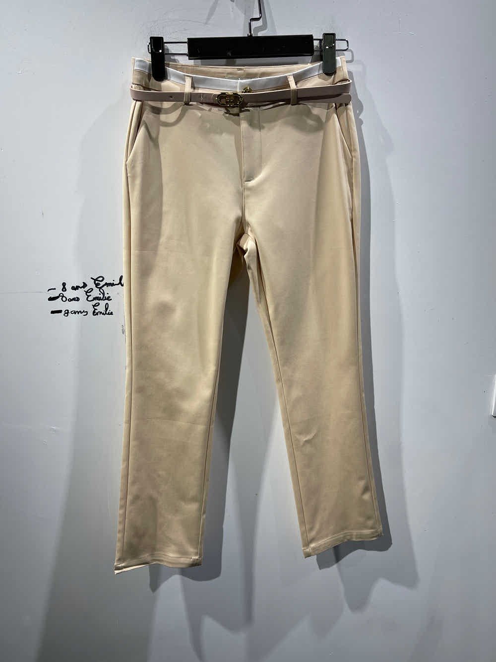 pantalon chino coupe droit