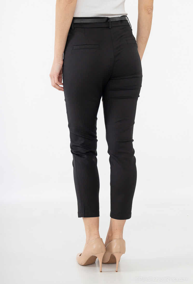 pantalon chino coupe slim avec ceinture grand taille