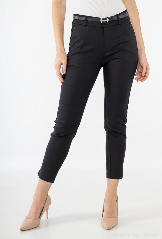 pantalon chino coupe slim avec ceinture