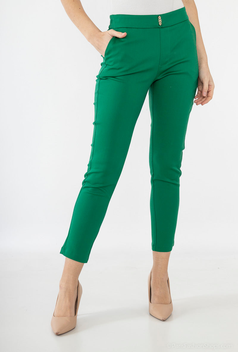 pantalon slim en cheville