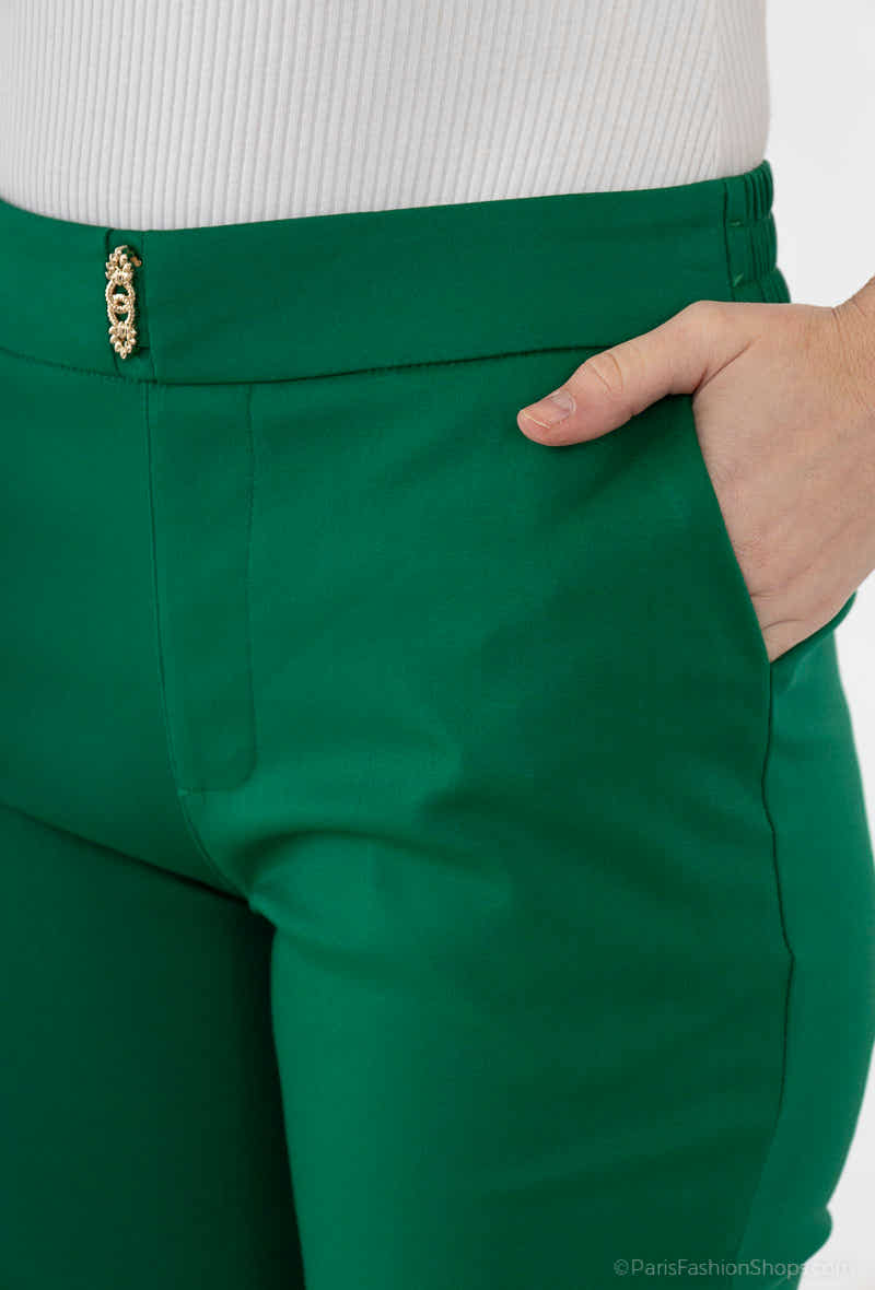 pantalon slim en cheville