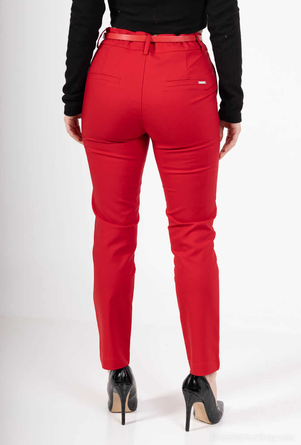 pantalon à cheville coup droit
