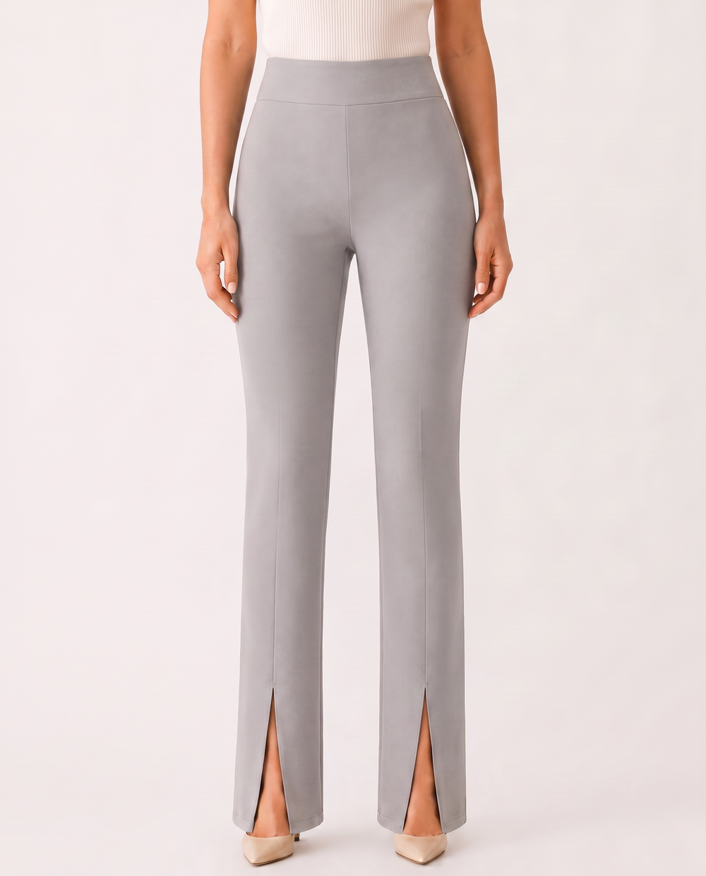 Pantalon L273 gris clair studio