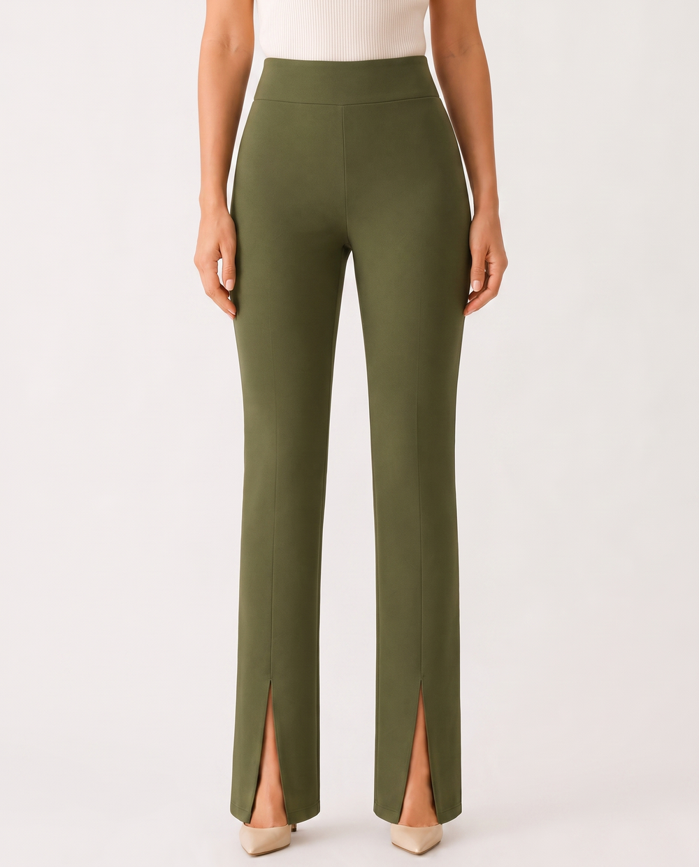Pantalon L273 kaki studio