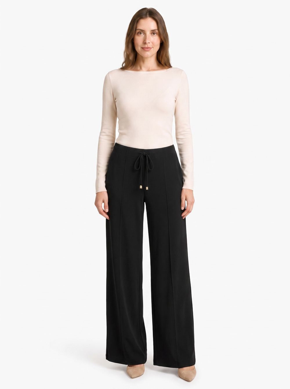 Pantalon large L274 noir studio