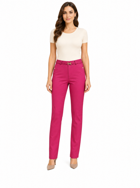 Pantalon L320 fuchsia – photo studio sur fond blanc