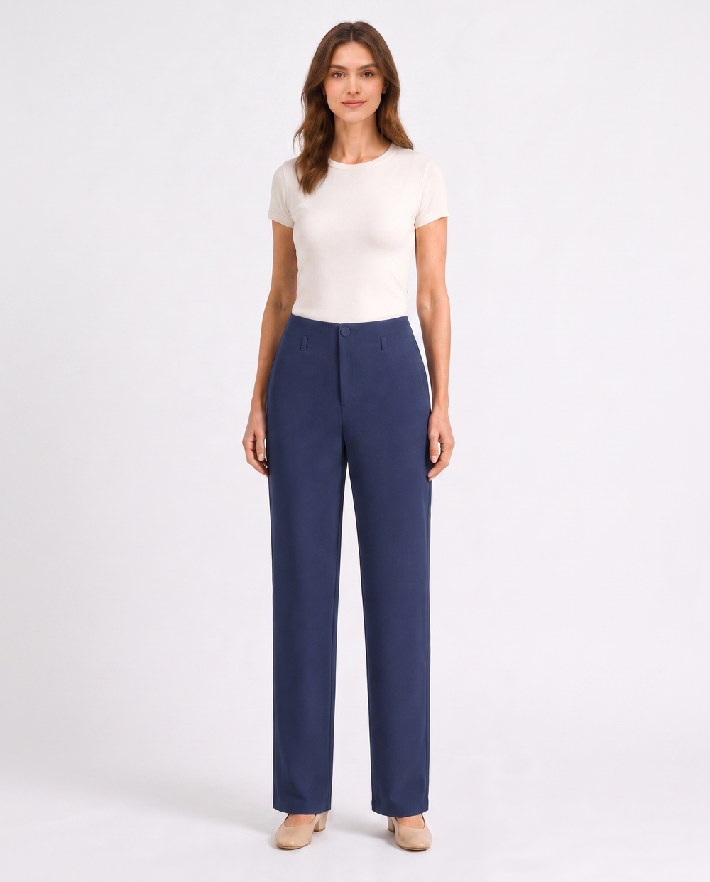 Pantalon L322 bleu marine studio