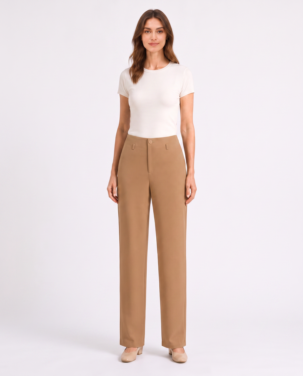 Pantalon L322 camel studio