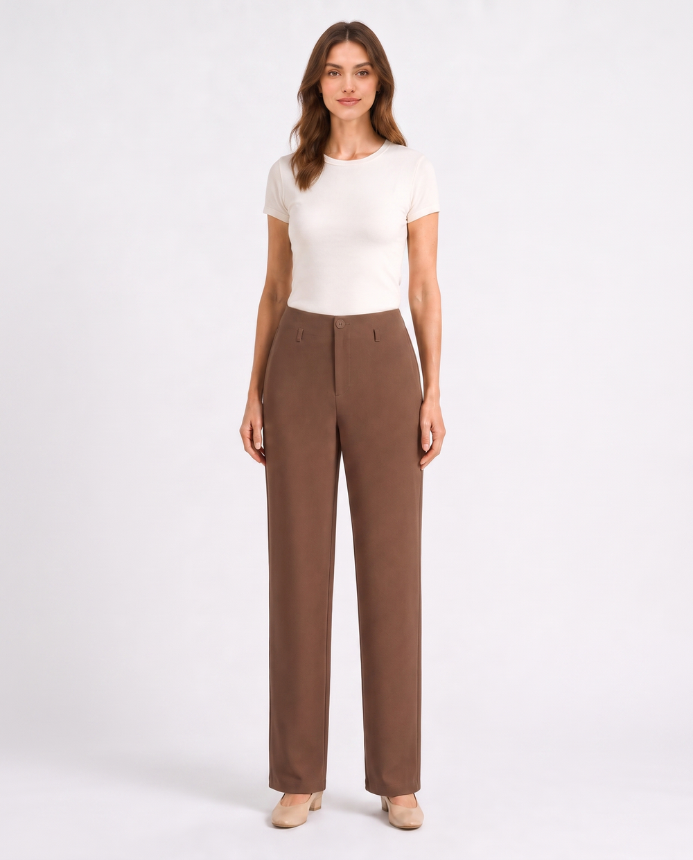 Pantalon L322 marron studio
