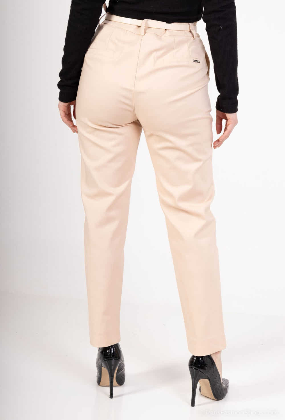 pantalon à cheville coup droit