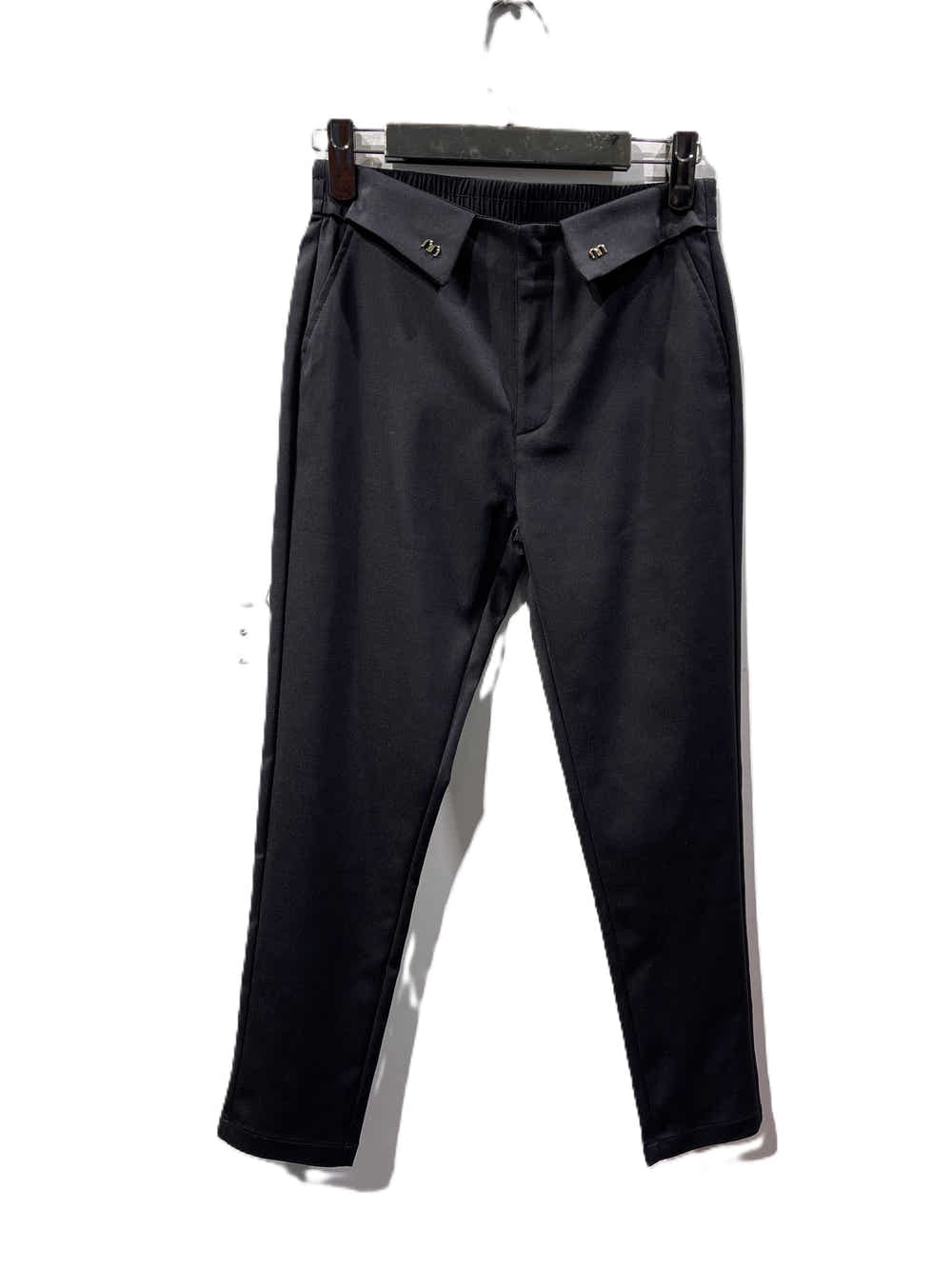 pantalon chino slim taille élastique