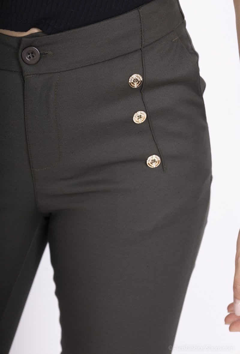 Pantalon avec boutonne