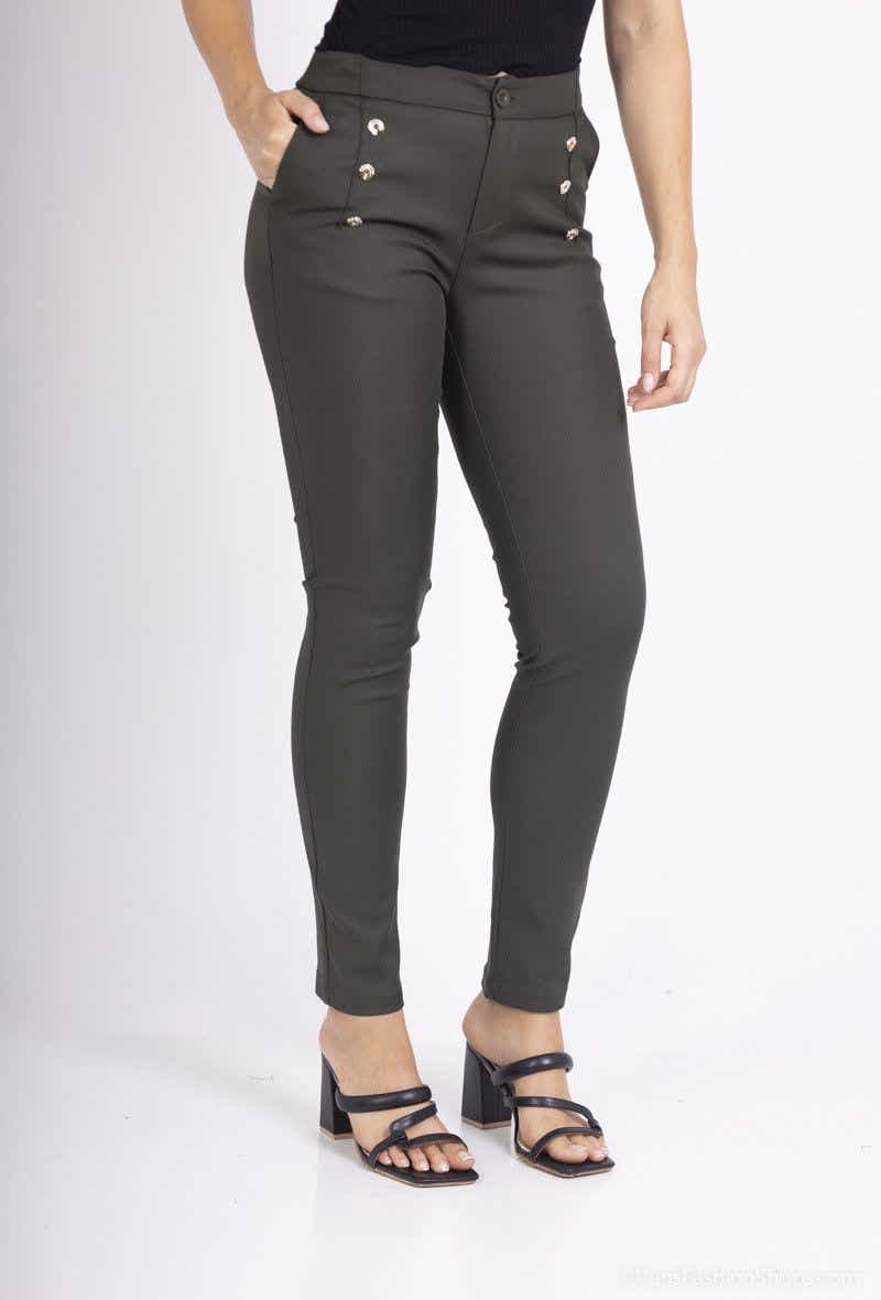 Pantalon avec boutonne