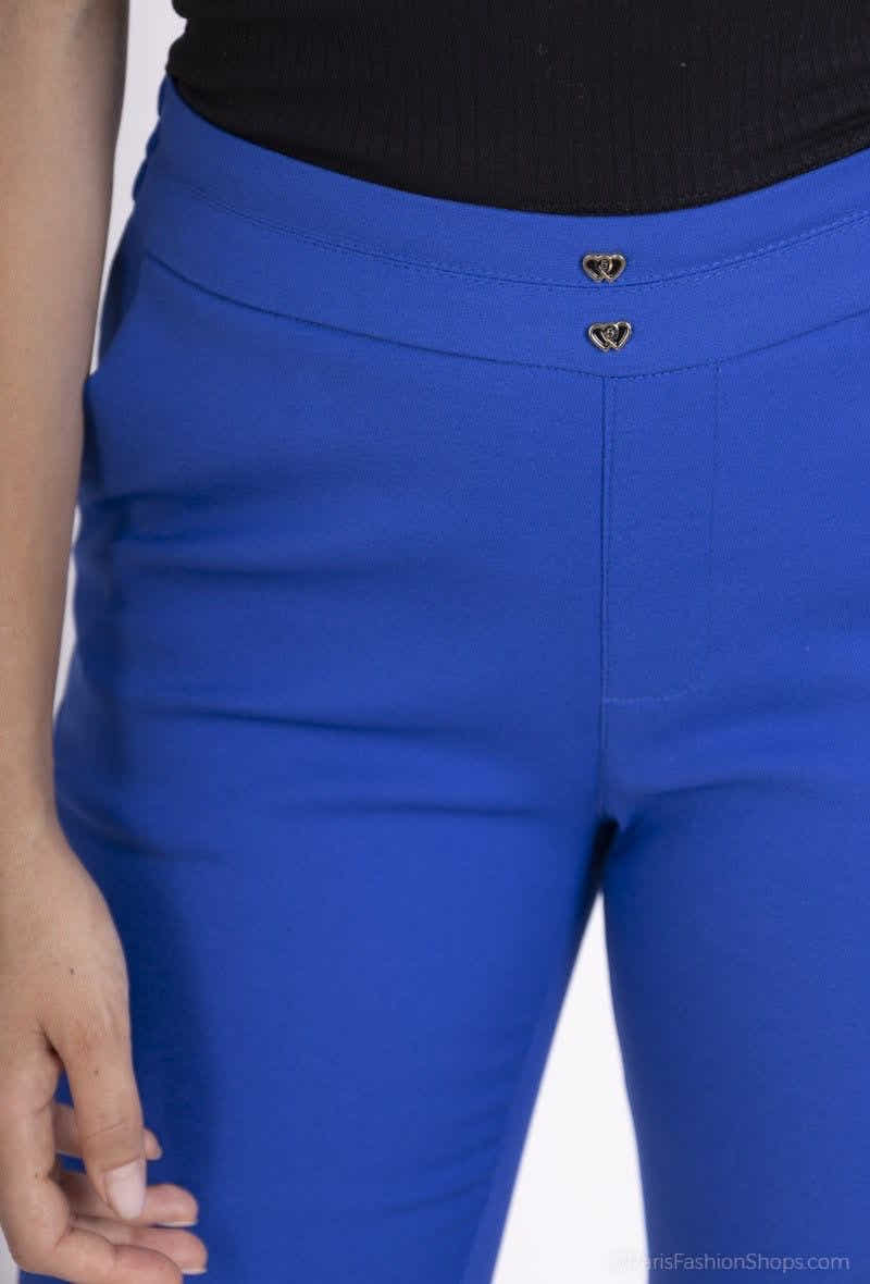 Pantalon slim à taille élastique L146