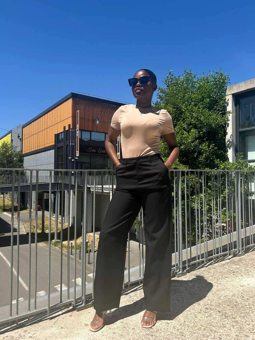 Pantalon droit d’été femme L184