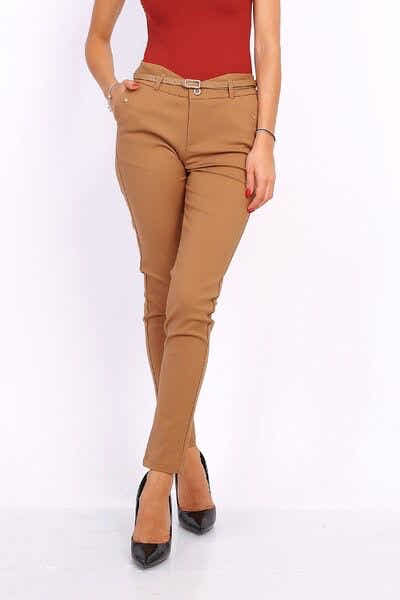 pantalon slim avec ceinture